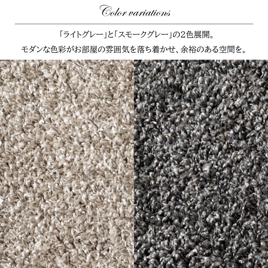 ラグ カーペット 190×240cm 約2.5畳 国産 日本製 シャギーラグ マット 防ダニ 抗菌 防臭 防炎 床暖房対応 絨毯 敷物 おしゃれ ホットカーペット対応 リビング