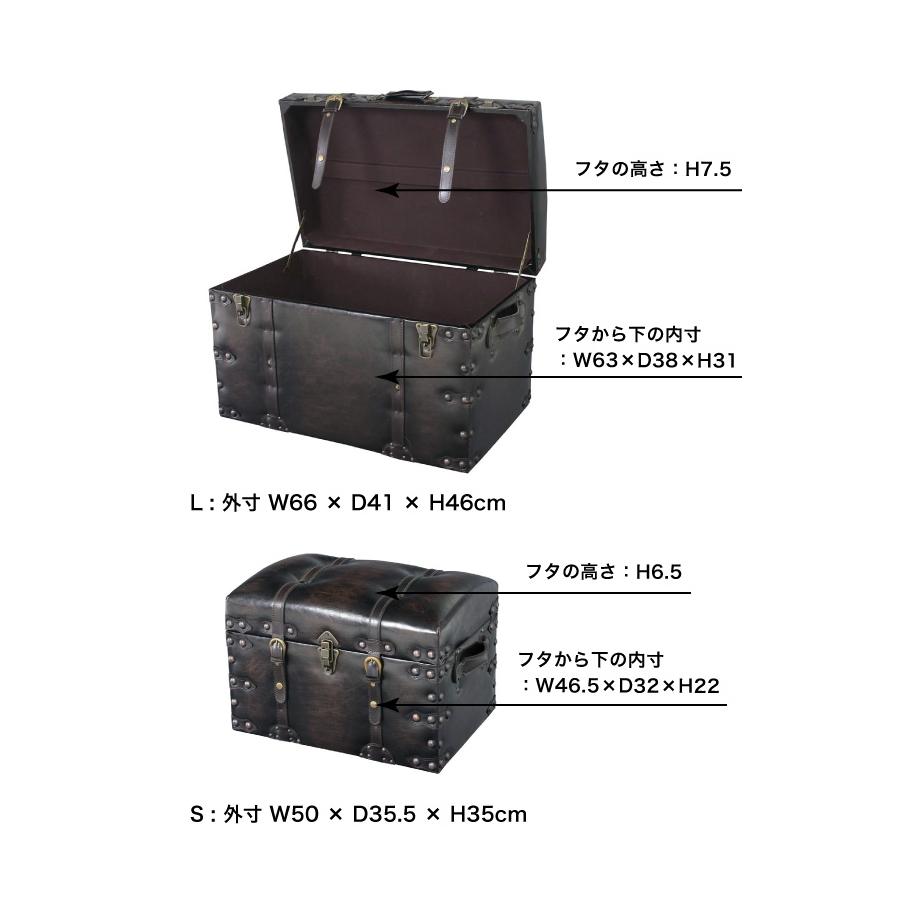 スツール 2個セット オットマン トランク 収納 腰掛け 椅子 イス いす