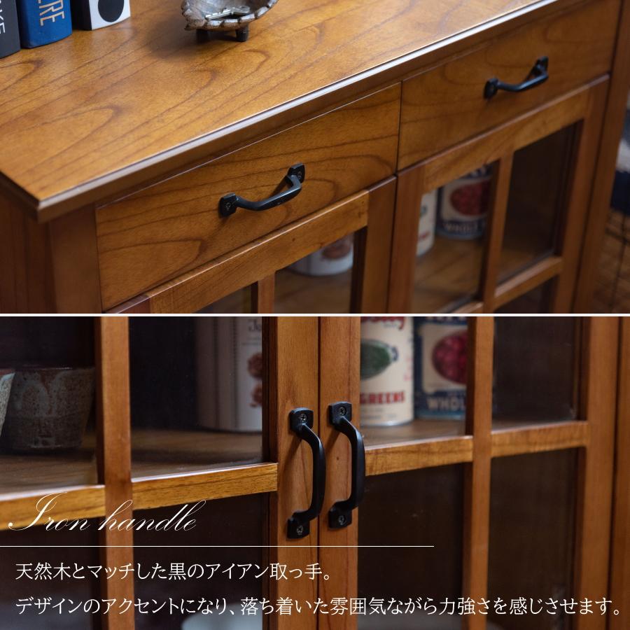 リビングボード サイドボード キャビネット 完成品 収納 ミンディ材