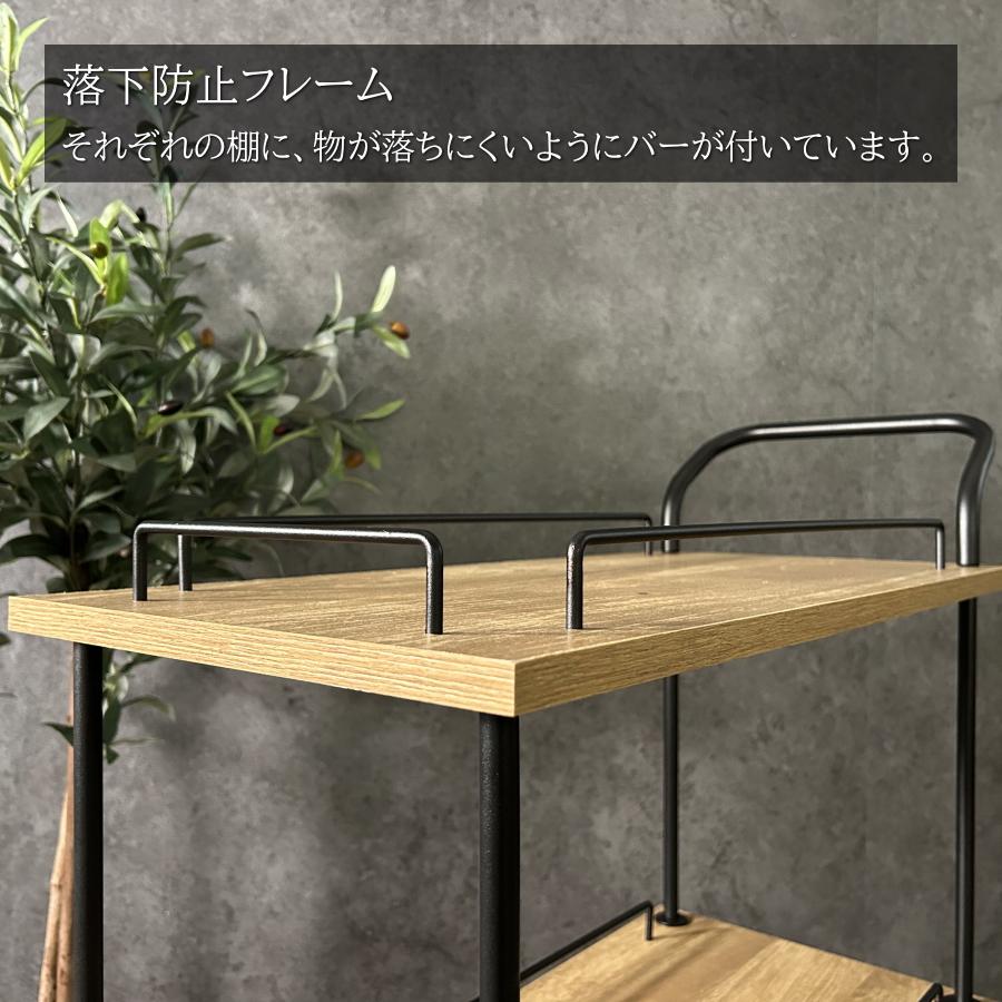 キッチンワゴン キッチンカート キャスター付き 3段 収納 キッチン