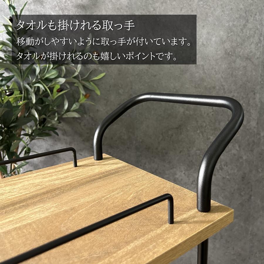 キッチンワゴン キッチンカート キャスター付き 3段 収納 キッチン
