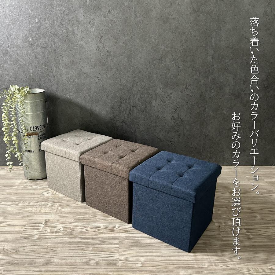 新品未使用！サリュ　グレー　オットマン 収納付き 耐荷重100kg SANWA SUPPLY（サンワサプライ） スツール 収納 ボックス 椅子 チェア