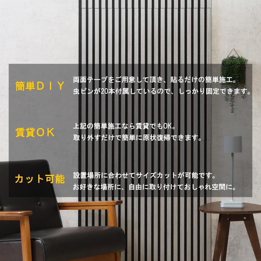 ウォールパネル ウッドパネル 吸音パネル 4枚セット 防音 吸音 騒音