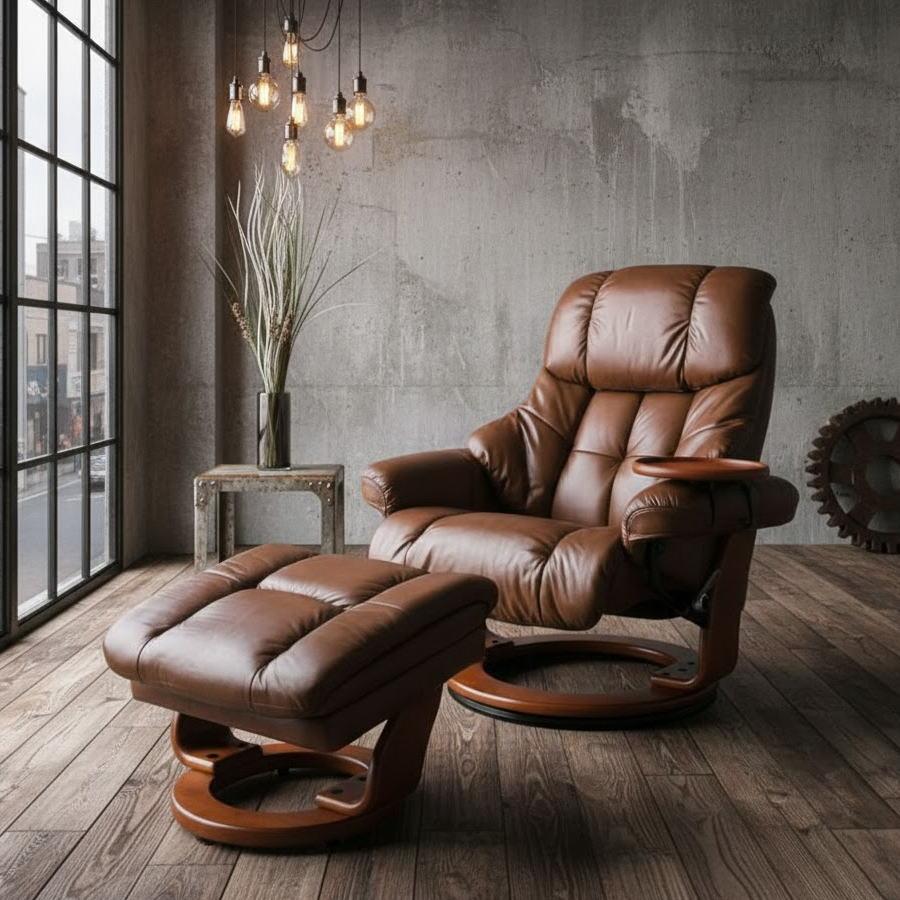 パーソナルチェア ソファ 1人掛けソファ セミアニリン 本革 レザー