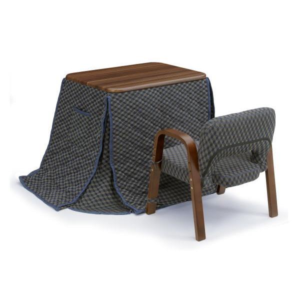 こたつデスクとこたつ布団付　在宅ワーク　勉強机　受験に　1人こたつ　1人テーブル デスクこたつ パソコンデスク こたつ こたつ布団 椅子付き 3点セット