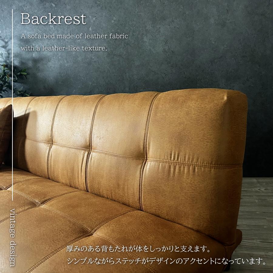 ソファーベッド　イエロー　ソファ　レザーファブリック　新品 gbft-interior_gb-inte-1024