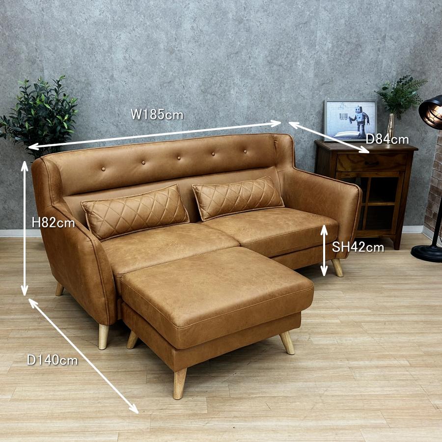 ソファー ソファ 3人掛けソファ カウチソファ 3人掛け 三人用