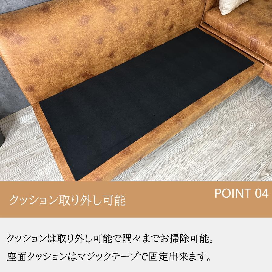 カウチソファ ソファー ソファ 3人掛け カウチ左右対応 シェーズロング