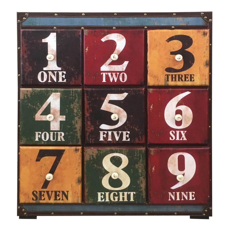 チェスト 123チェスト ABCチェスト 英語チェスト 収納 ビンテージ