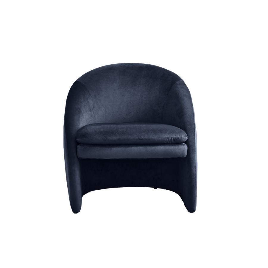 シングルソファー 1P ソファ ベルベット ネイビー シングルソファー 1P ソファ ベルベット ネイビー