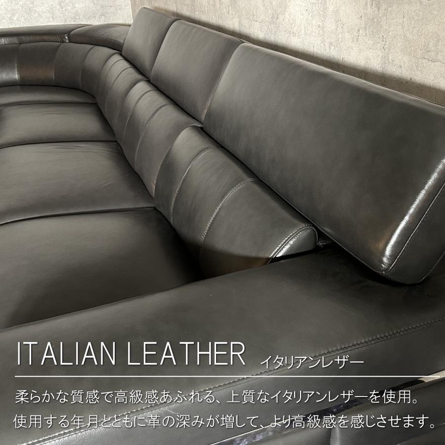 ソファー コーナーソファ ソファ イタリアンレザー 本革 イタリア製