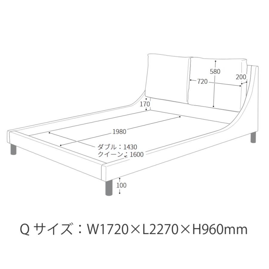 ベッド クイーンベッド ベット クイーンベット ベッドフレーム 