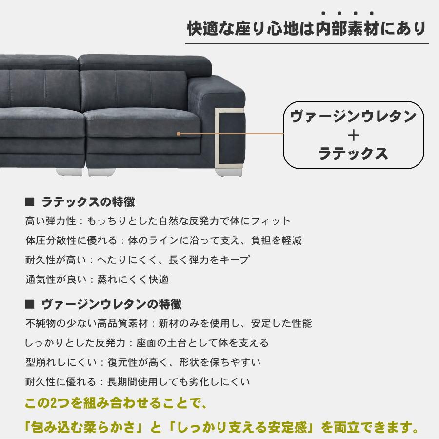 コーナーソファ 5点セット ソファー ソファ 大型 レザーファブリック