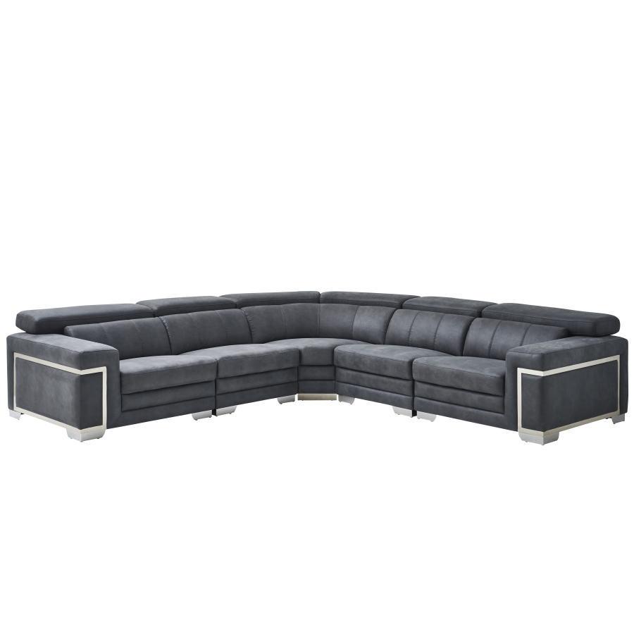 コーナーソファ 5点セット ソファー ソファ 大型 レザーファブリック