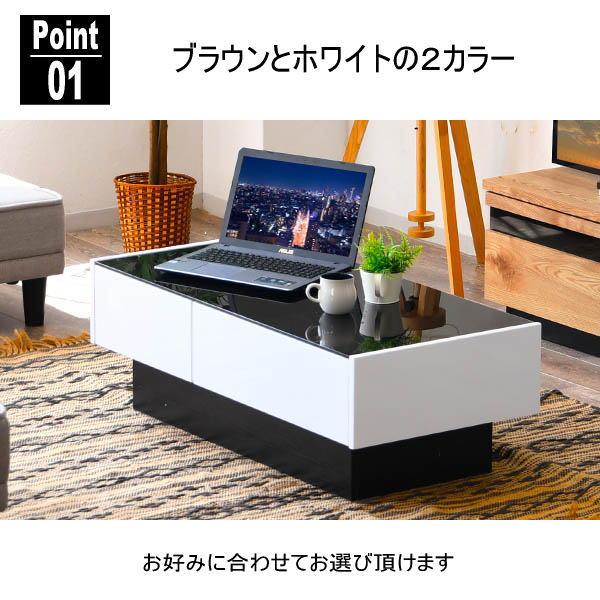 r*9様 ガラステーブル リビングテーブル ローテーブル 幅105cm 引出し付 ローテーブル おしゃれ ガラス 大きめ 引き出し 幅105cm