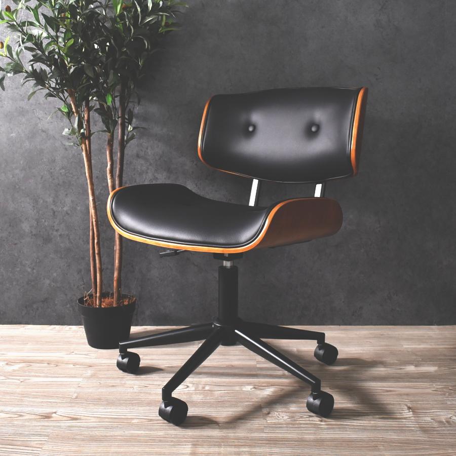オフィスチェア ワークチェア デスクチェア 事務椅子 学習椅子 チェアー 回転 昇降 キャスター おしゃれ ミッドセンチュリー 椅子 レトロ モダン アームレス |  | 01