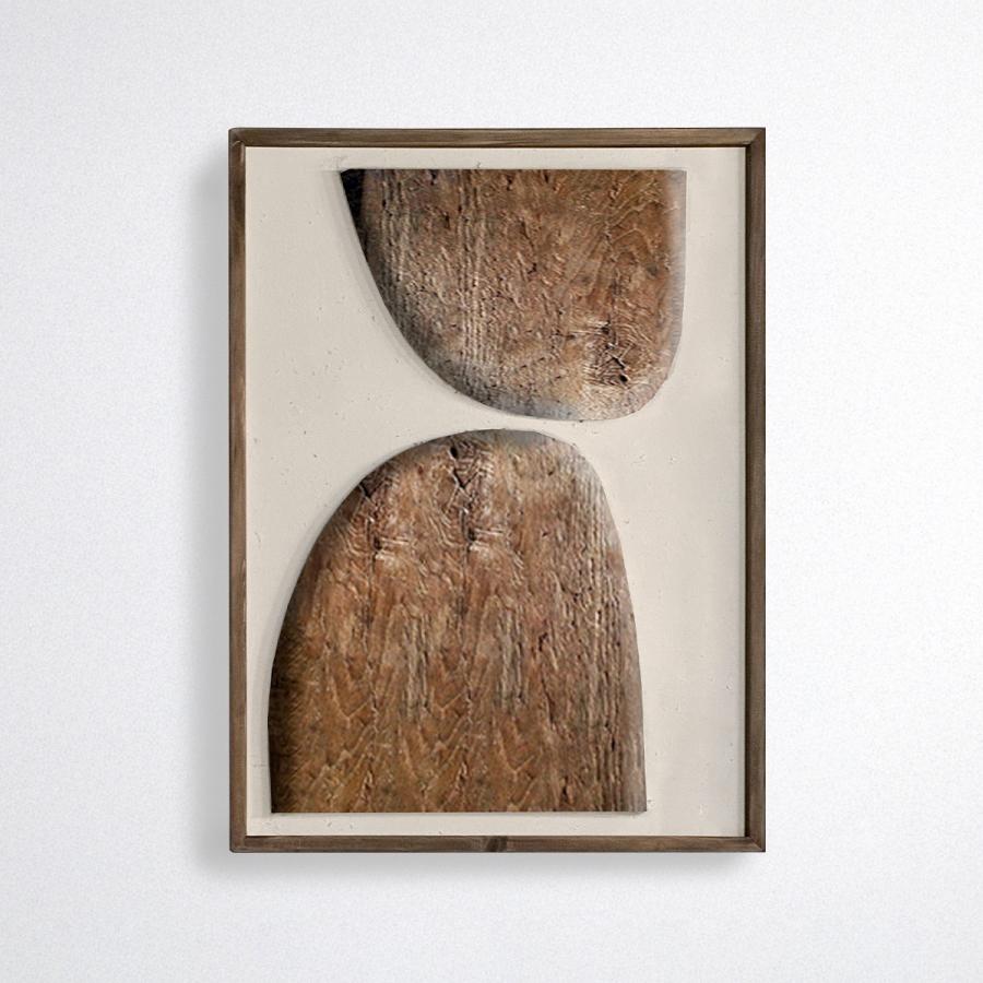 アートパネル ウォールアート 62×82cm 無垢 古木 リサイクルウッド