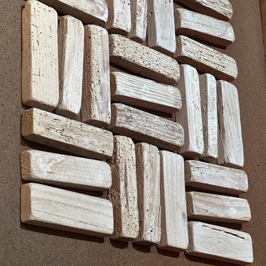 アートパネル ウォールアート 62×82cm 無垢 古木 リサイクルウッド