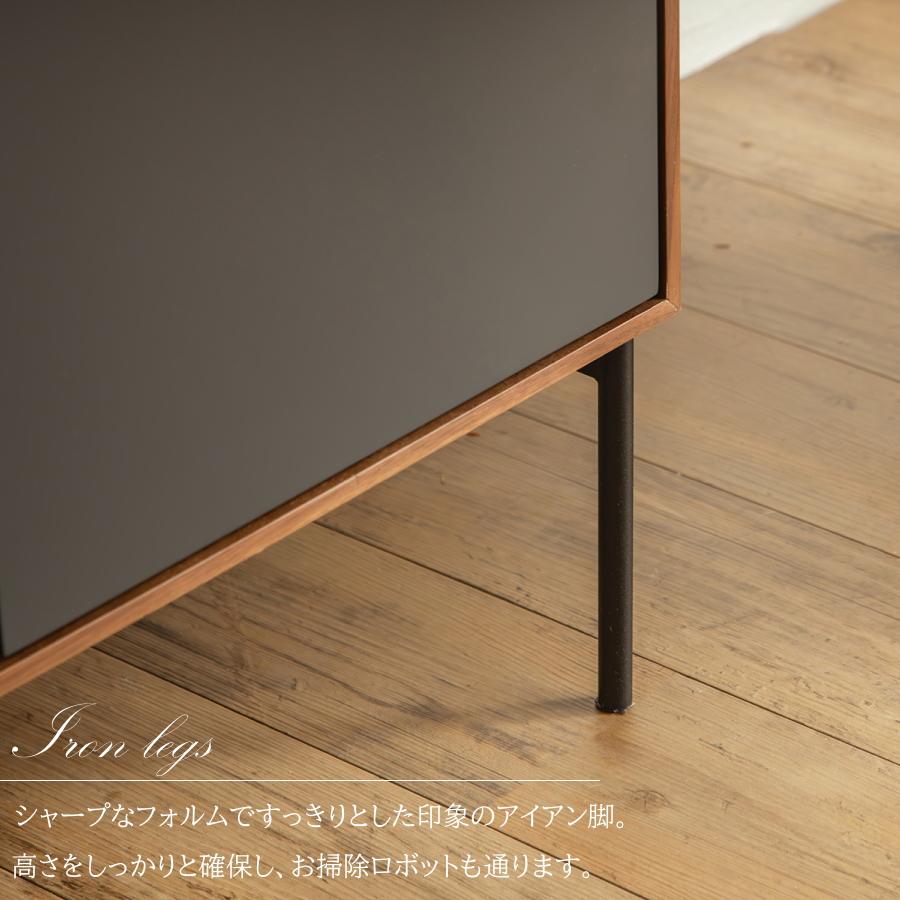 サイドボード リビングボード キャビネット おしゃれ ウォールナット