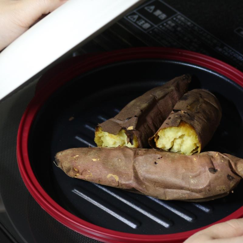 らくらくクック 電子レンジ 専用 調理器 火を使わない 簡単＆便利 1台8
