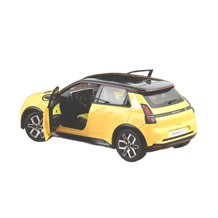 NOREV（ノレブ） 1/18 ルノー 5（サンク) Eテック 100%エレクトロニック 2024 ポップイエロー/ブラック ミニカーの画像