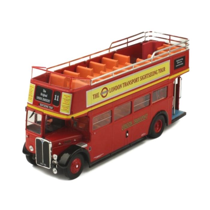 ixo（イクソ） 1/43 AEC リージェント RT オープントップ ロンドントランスポート バス 1950 レッド｜plus1market