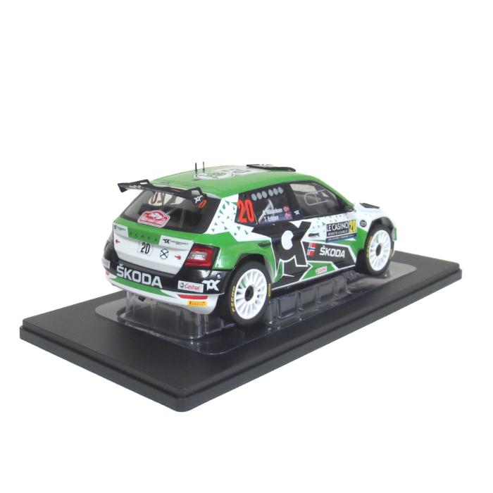 ixo（イクソ） 1/18 シュコダ ファビア Rally2 EVO 2022 ラリー・モンテカルロ WRC2 優勝 #20 A.ミケルセン｜plus1market｜02