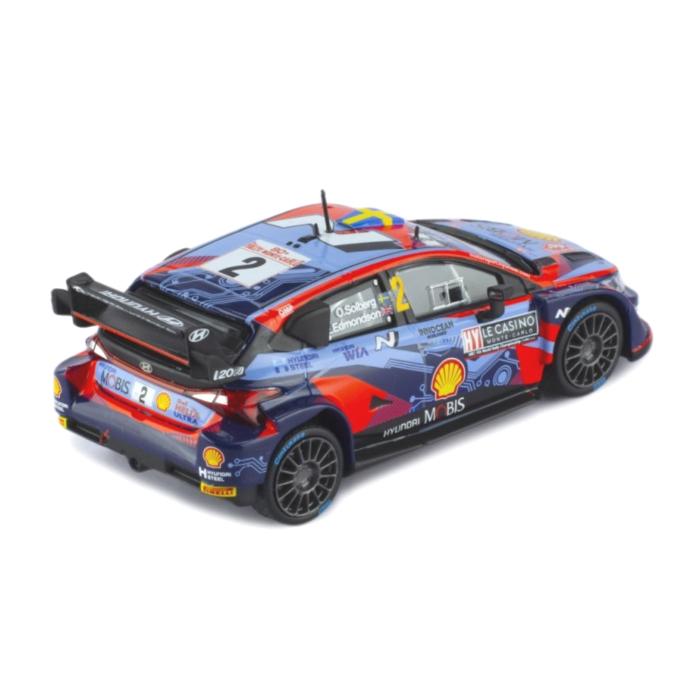 ixo（イクソ） 1/43 ヒョンデ i20 N Rally1 2022 ラリー・モンテカルロ #2 O.ソルベルグ ミニカーの画像