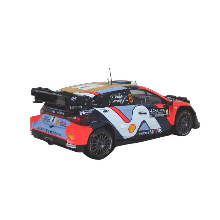 ixo（イクソ） 1/18 ヒョンデ i20 N Rally1 2025 ラリー・モンテカルロ #8 O.タナック ナイトライト仕様 ミニカー_1