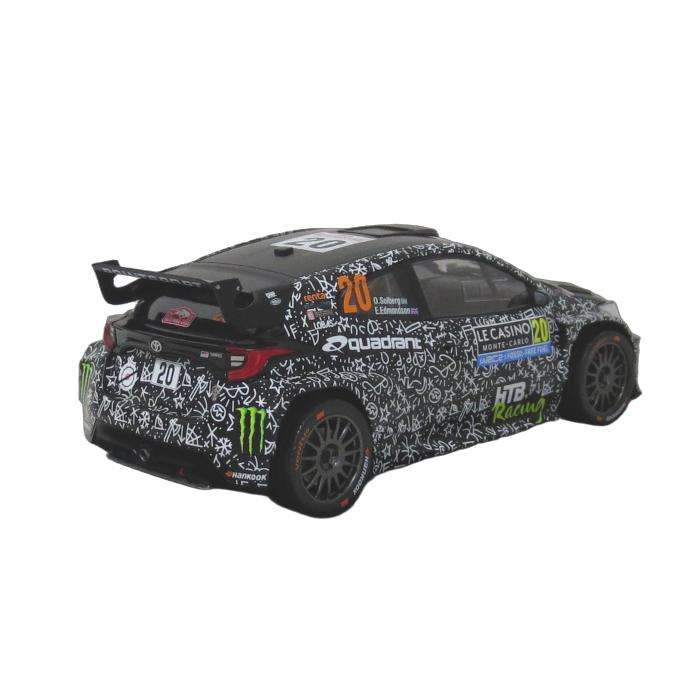 ixo（イクソ） 1/18 トヨタ GRヤリス Rally2 2025 ラリー・モンテカルロ #20 O.ソルベルグ ミニカーの画像