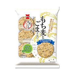 岩塚製菓 もち麦とごませんべい 10枚入 11 24 プラスワンショップ 通販 Yahoo ショッピング