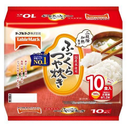 テーブルマーク たきたてご飯 ふっくらつや炊き 10食パック 1800g 180ｇ 10食 1ケース 4パック入 13 2701 Yf プラスワンショップ 通販 Yahoo ショッピング