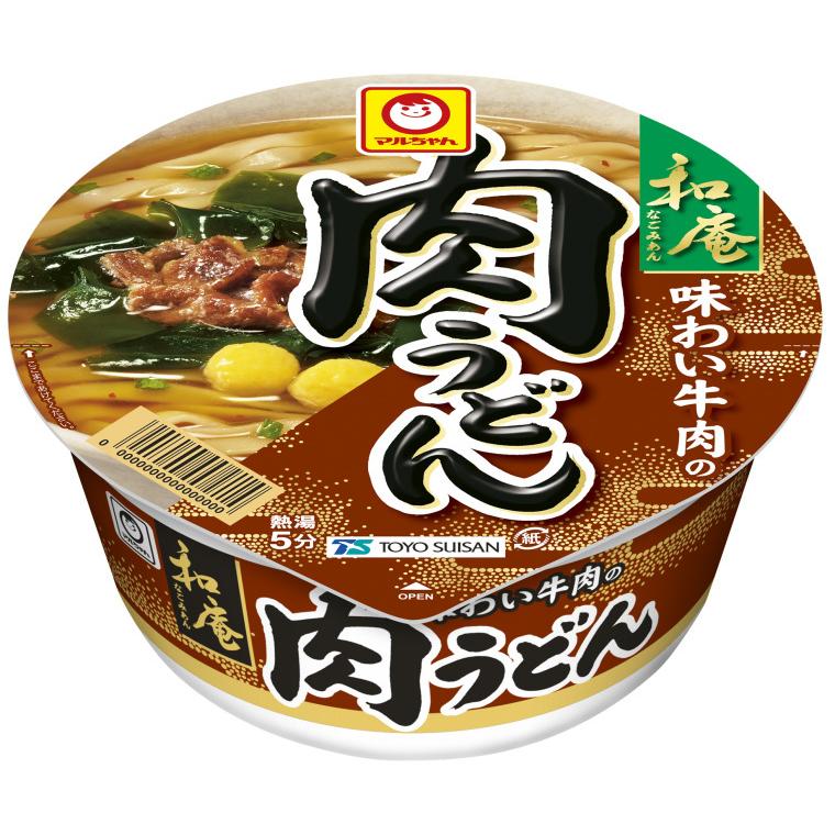 マルちゃん 和庵 なごみあん 味わい牛肉の肉うどん 80g 1ケース(12食入)