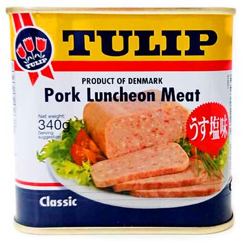 Tulip チューリップ ポークランチョンミート クラシック うす塩 缶 340g 16 290 Mm プラスワンショップ 通販 Yahoo ショッピング