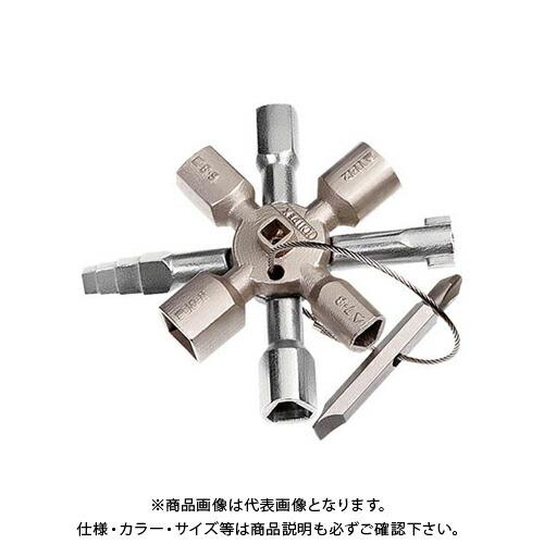 クニペックス KNIPEX 001101 コントロールキャビネットキー 001101 | 