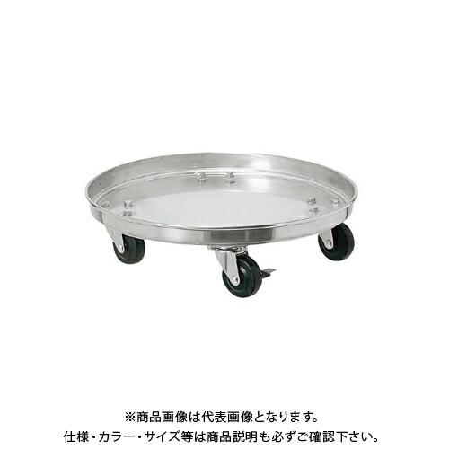 (送料別途)(直送品)オオモリ タンク運搬用台車(ゴム車) 20L用 306φ×H125 1025-01 | 