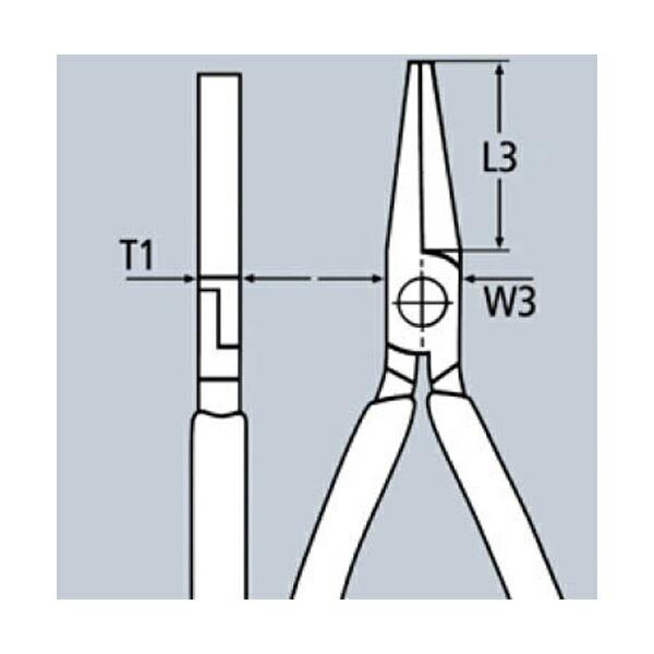 クニペックス KNIPEX 2001-125 平ペンチ 2001-125 |  | 01
