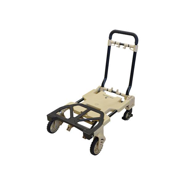 FUSKAR 折りたたみ式 台車 ハンドキャリー 2WAY ハンドル3段階調整 フック付ゴムロープ2本付属 収納簡単 202120 |  | 01