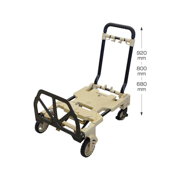 FUSKAR 折りたたみ式 台車 ハンドキャリー 2WAY ハンドル3段階調整 フック付ゴムロープ2本付属 収納簡単 202120 |  | 04