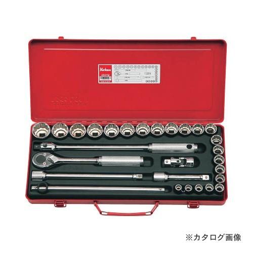 コーケン ko-ken 1/2"(12.7mm) 4241M 28ヶ組 ソケットメタルケースセット（ミリサイズ） | Ko-ken