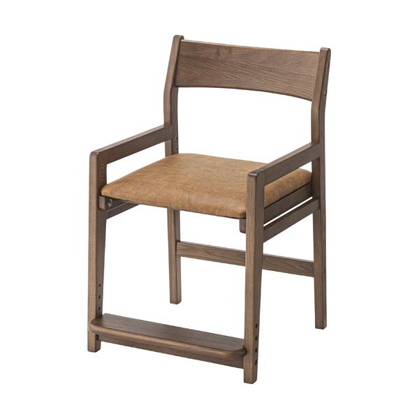 直送品 東谷 キッズチェア 座面高46/49/52/55cm ブラウン ACE-72BR | 東谷 | 01