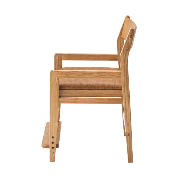 直送品 東谷 キッズチェア 座面高46/49/52/55cm ナチュラル ACE-72NA | 東谷 | 05