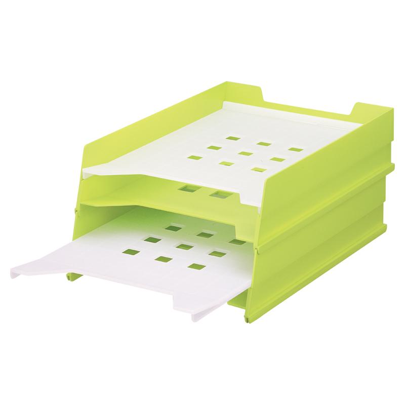 リヒトラブ マルチレタートレー A4 黄緑 A-7300-6 | REQUEST(リヒトラブ) | 02