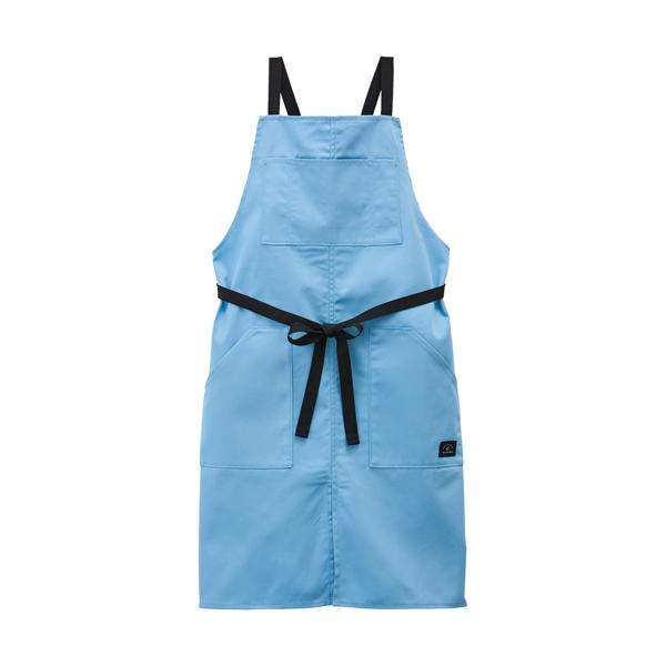 リヒトラブ A-7931 ALCLEA ワークエプロン 820×790mm 男女兼用 フリーサイズ スカイブルー スカイブルー A-7931-14 | 