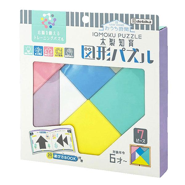 デビカ イクモク 木製知育 図形パズル 113015 | 