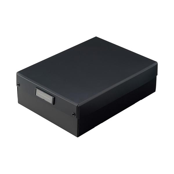 リヒトラブ Roomy 折りたたみボックス 浅型 A4 ブラック A-795-24 |  | 01