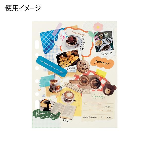 myfa コラージュ ペーパーリフィル 2穴・ミニ6穴対応 123×158mm 白画用紙 リヒトラブ N-3370 |  | 02