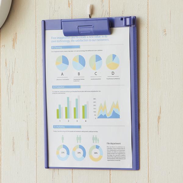 クリップボード マグネット付 ブルーバイオレット リヒトラブ A-977UM-23 |  | 04