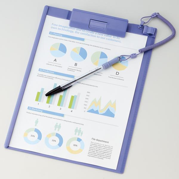 クリップボード マグネット付 ブルーバイオレット リヒトラブ A-977UM-23 |  | 05