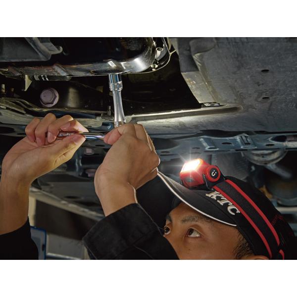 充電式LEDヘッドライト 最大600lm KTC AL813MA | KTC | 06